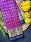 Fancy Design Handwoven Patola Silk Saree