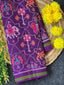 Six Motifs Design Handwoven Patola Silk Saree