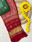 Gaji Silk Bandhej Dupatta