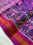 Fancy Design Handwoven Patola Silk Saree