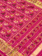 Narikunj Traditional Design Handwoven Patola Silk Saree