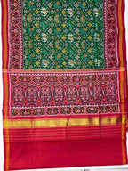 Small Motif Design Handwoven Patola Silk Saree
