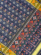 Flower Design Handwoven Patola Silk Saree