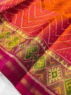Handwoven Patola Silk Saree New Fancy Laheriya