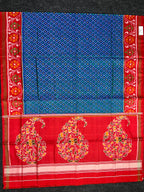 Button-Ful Traditional Design Handwoven Patola Silk Saree