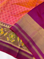 Daliyabhat Traditional Design Handwoven Patola Silk Saree