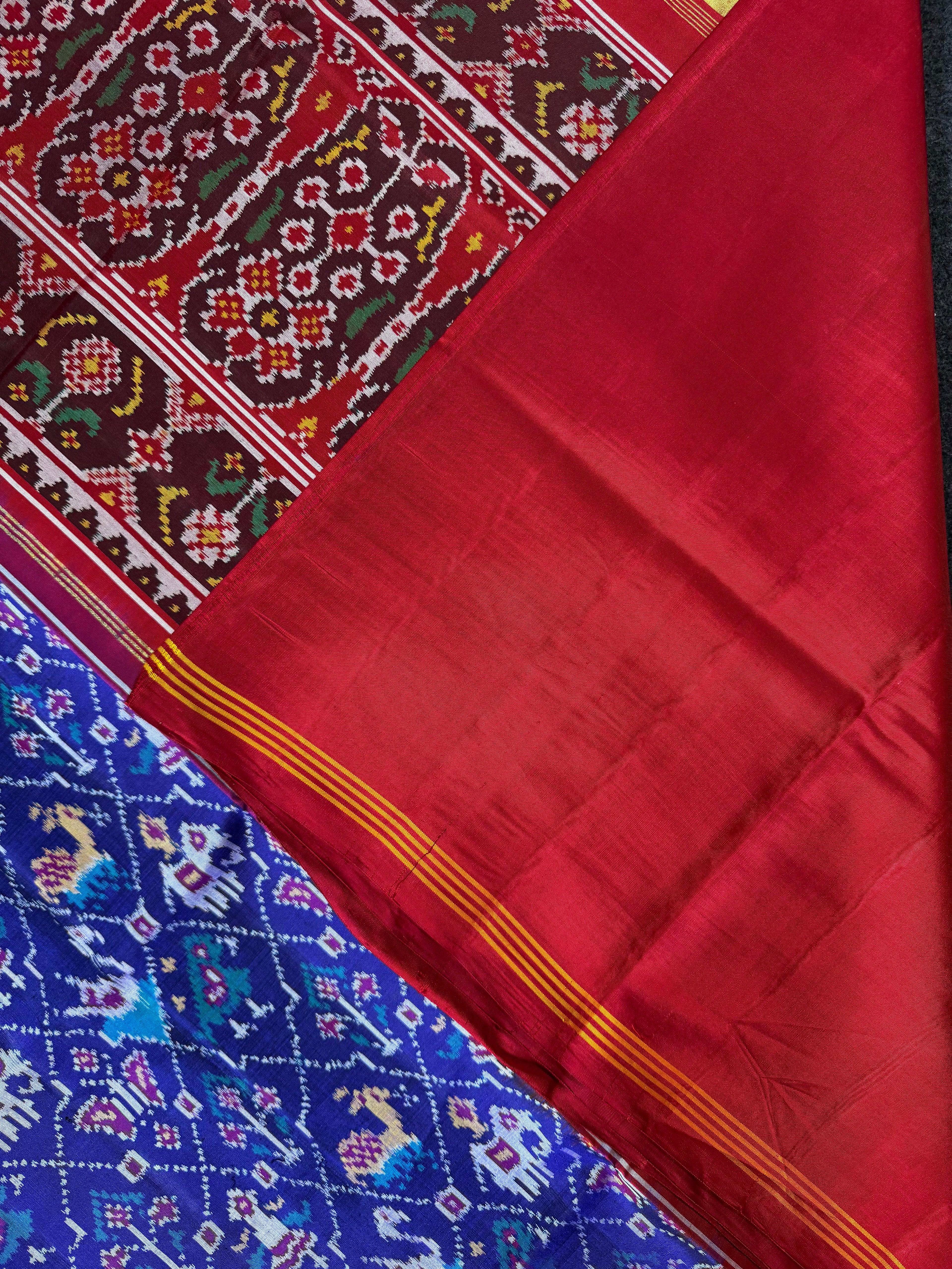 Exclusive Motif Design Handwoven Patola Silk Saree