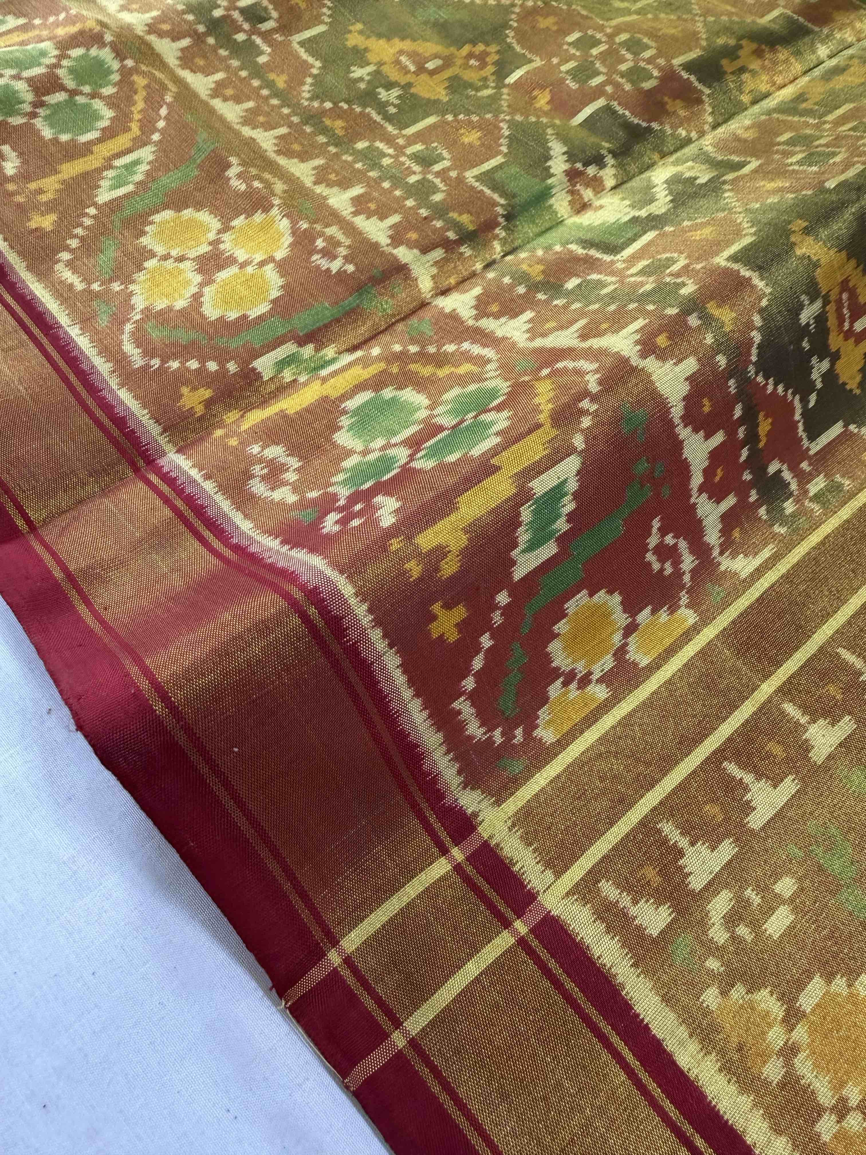 Tissue Double Zari Patola Saree