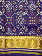 Navratna Traditional Design Handwoven Patola Silk Saree