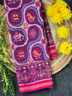 Exclusive Motif Design Handwoven Patola Silk Saree