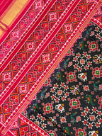 Motif With Flower Design Handwoven Patola Silk Saree