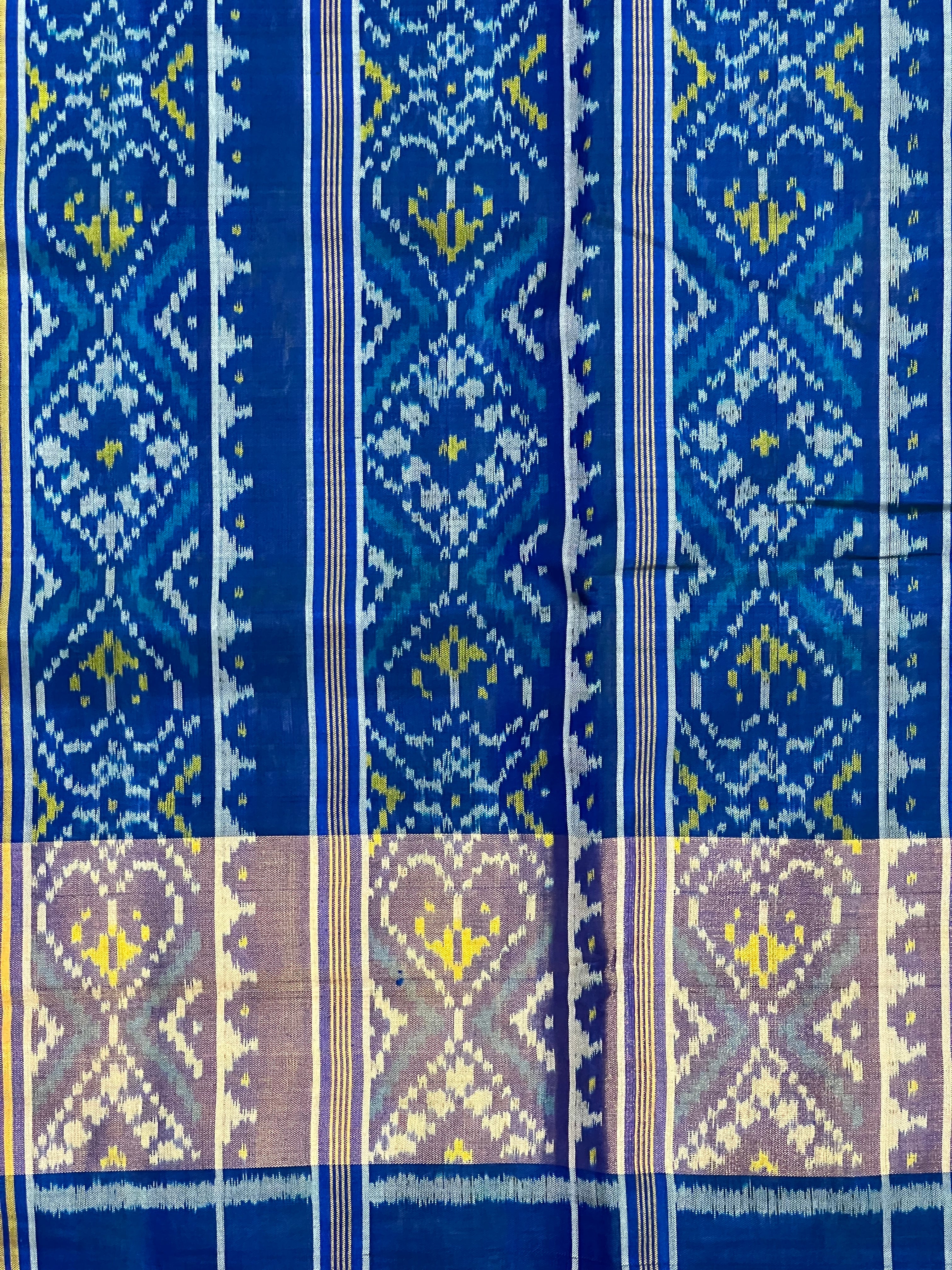 Traditional Design Handwoven Patola Silk Saree