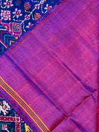 Typical Narikunj Design Handwoven Patola Silk Saree