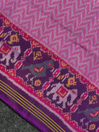 Laheriya Design Handwoven Patola Silk Saree