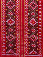 Navratna Traditional Design Handwoven Patola Silk Saree