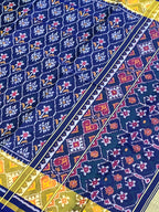 Flower Design Handwoven Patola Silk Saree