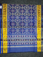 Blue Navratna Traditional Design Handwoven Patola Silk Saree