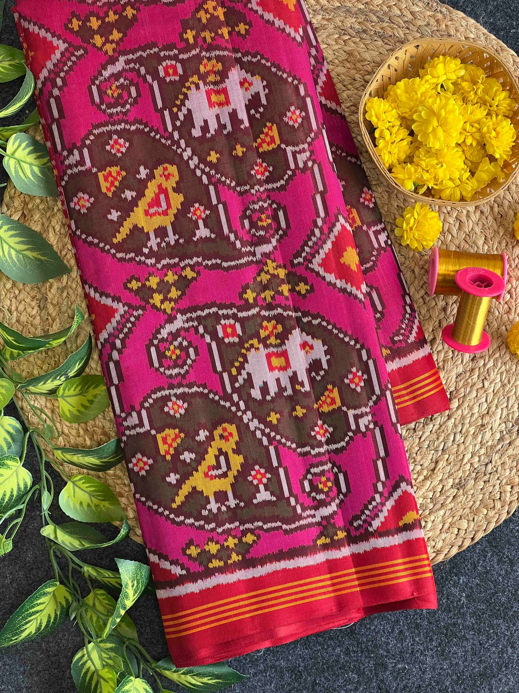 Exclusive Design Handwoven Patola Silk Saree
