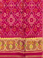 Navratna-Manekchowk Traditional Design Handwoven Patola Silk Saree