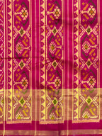 Navratna-Manekchowk Traditional Design Handwoven Patola Silk Saree