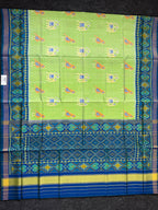 Elephant-Parrot Design Handwoven Patola Silk Saree