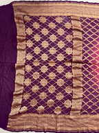 Georgette Bandhej Saree
