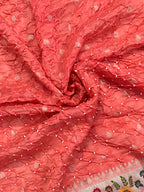 Tussar Bandhej Saree