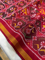 Narikunj Design Handwoven Patola Silk Saree