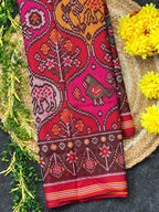 Exclusive Motif Traditional Design Handwoven Patola Silk Saree