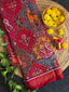 Multicolor With Motifs Handwoven Patola Silk Saree