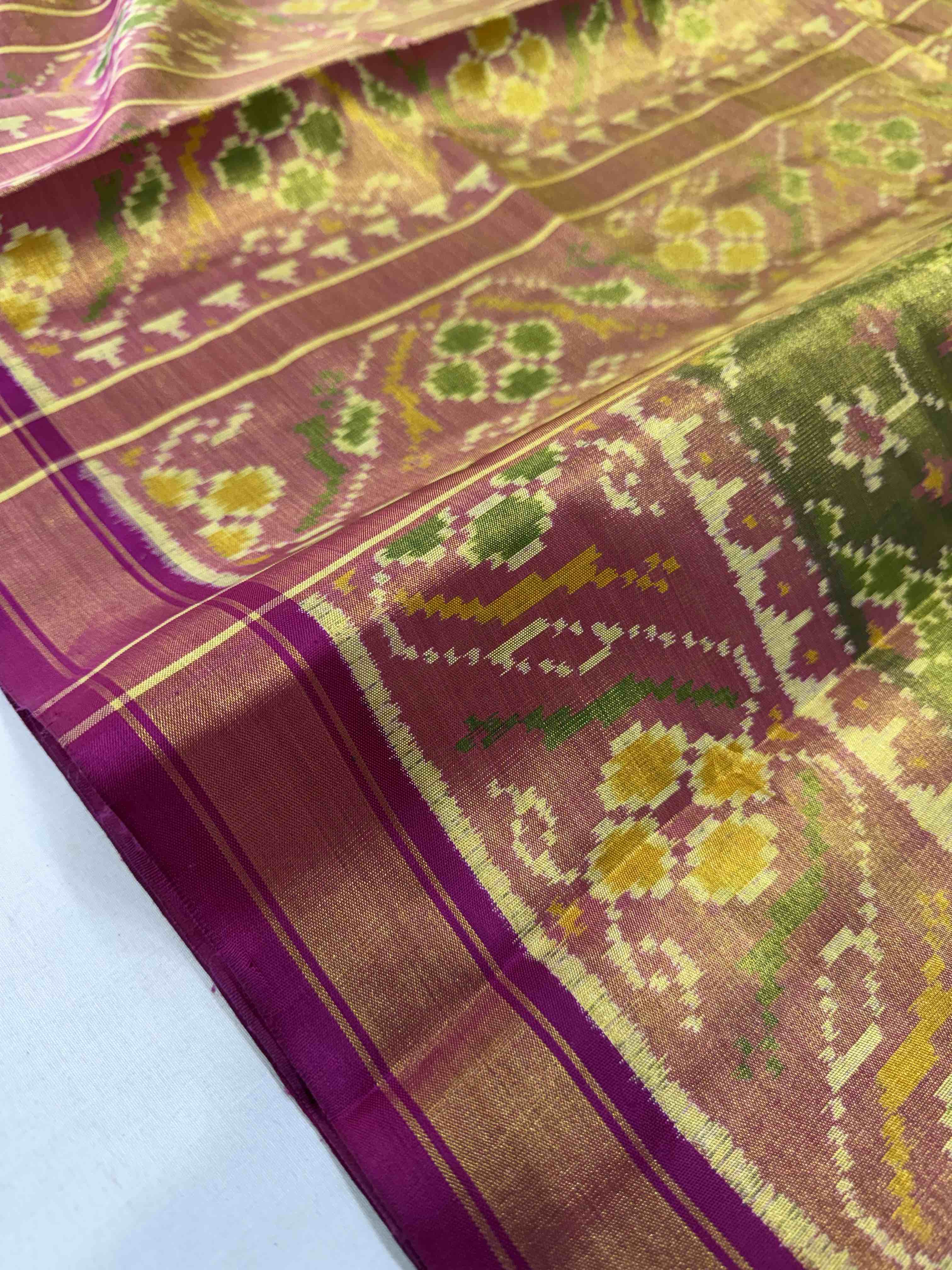 Tissue Double Zari Patola Saree