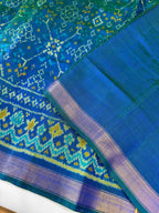 Navratna Design Handwoven Patola Silk Saree