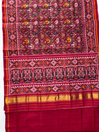 Narikunj Design Handwoven Patola Silk Saree