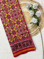 Navratna-Menekchowk Traditional Design Handwoven Patola Silk Saree