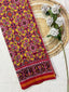 Navratna-Menekchowk Traditional Design Handwoven Patola Silk Saree
