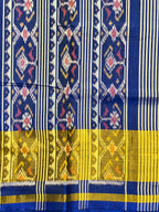 Blue Navratna Traditional Design Handwoven Patola Silk Saree
