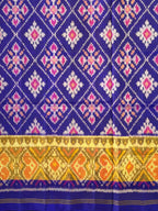 Pan-Chanda Traditional Design Handwoven Patola Silk Saree