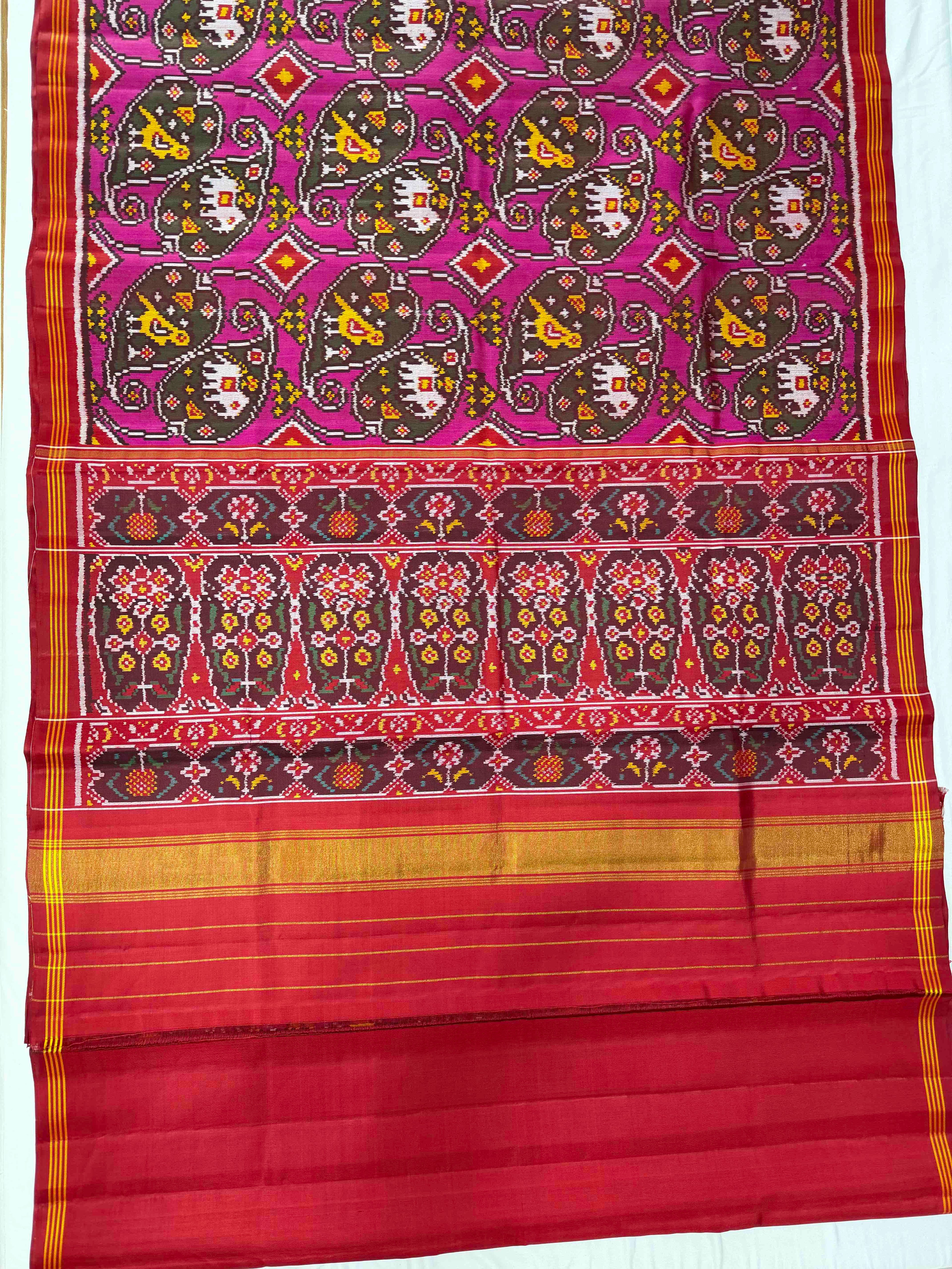 Exclusive Design Handwoven Patola Silk Saree