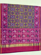 Manekchowk Traditional Design Handwoven Patola Silk Saree