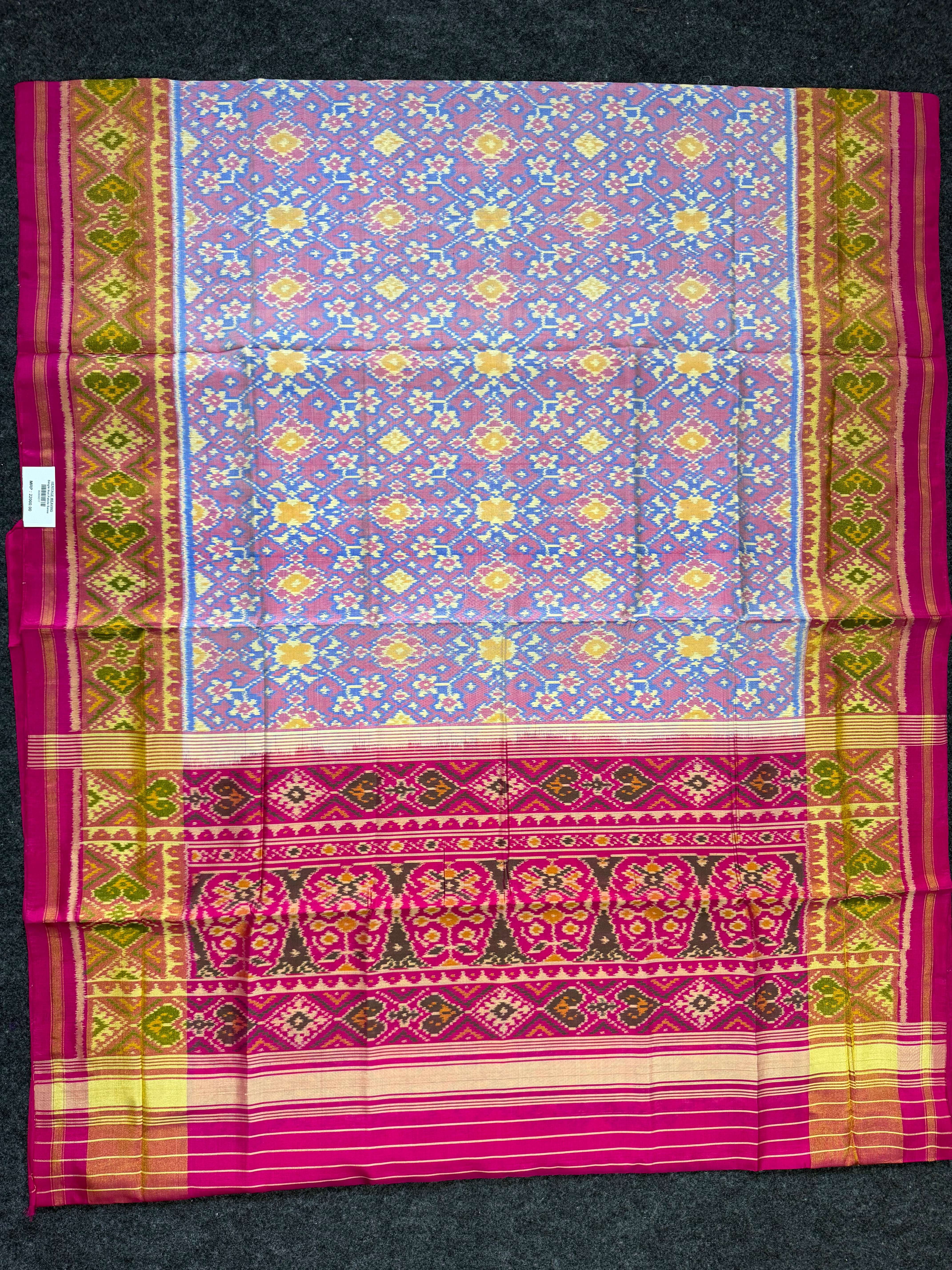 Exclusive Handwoven Patola Silk Saree Secondary image