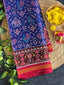 Small Motif Design Handwoven Patola Silk Saree
