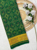 Navratna-Manekchowk Design Handwoven Patola Silk Saree