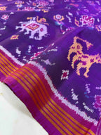 Motifs Design Handwoven Patola Silk Saree