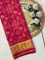 Figure With Navratna Design Handwoven Patola Silk Saree