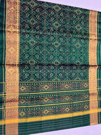 Navratna-Manekchowk Design Handwoven Patola Silk Saree