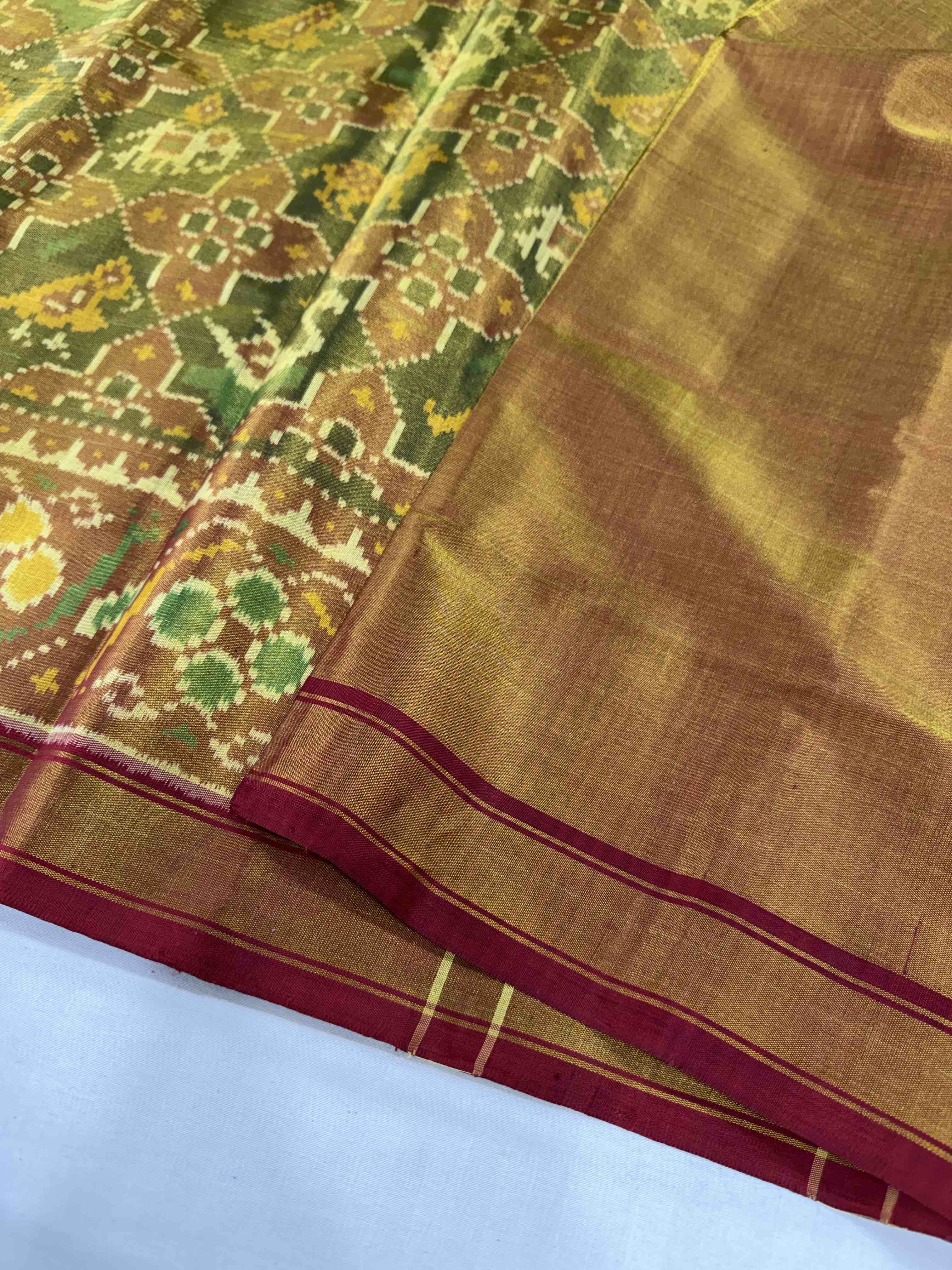 Tissue Double Zari Patola Saree