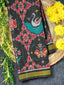Black Motif Design Handwoven Patola Silk Saree