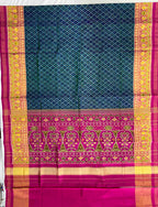 Button-ful Design Handwoven Patola Silk Saree