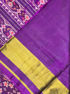 Navratna With Elephant Design Handwoven Patola Silk Saree