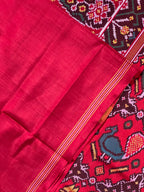Big Motif Design Handwoven Patola Silk Saree